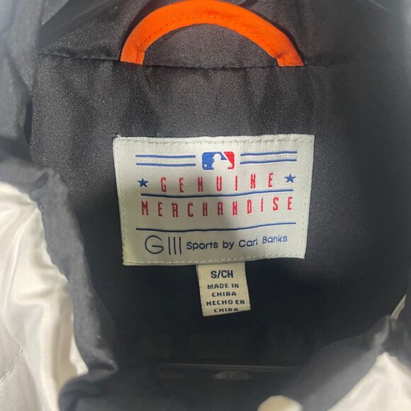 G III Cooperstown Collection SS Giants Vest Womens Small Carl Banks MLB Pockets - Picture 5 of 8